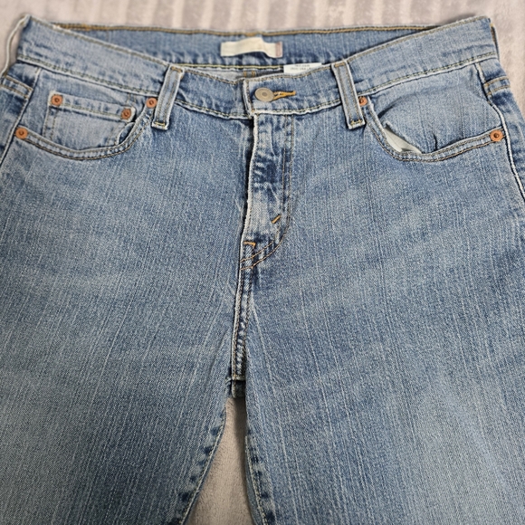 Levi’s 735 Bootcut Jeans Women 32x32 Light Wash Stretch Cowgirl Western Denim559 - Picture 5 of 10